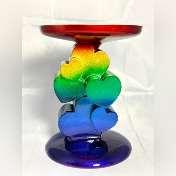 Bath & Body Works Other Bath Body Works Rainbow Hearts 3 Wick